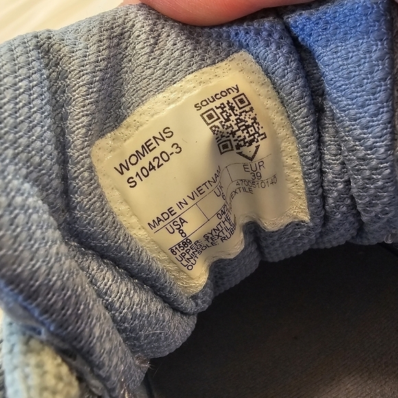 Saucony Grid Cohesion 11 Blue Low Lace Up Womens Running Trainers S10420, Size 8 - Picture 12 of 13